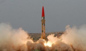 Pakistan conducts successful launch of Ghaznavi ballistic missile.