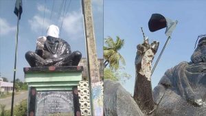 Periyar statue vandalised in Tamil Nadu's Chengalpattu; police begins probe.