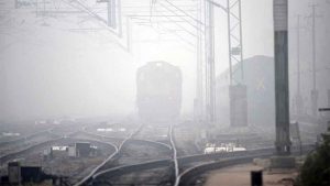 26 Delhi-bound trains delayed due to fog in Northern Railways region, AQI in 'very poor' category.