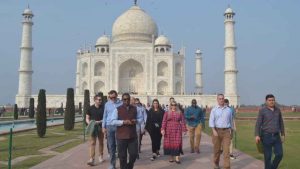 Ahead of Donald Trump's speculated India visit, US forward team visits Taj Mahal.