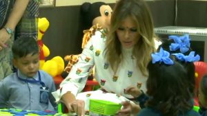 US First Lady Melania Trump attends Happiness programme at Delhi govt school in Moti Bagh area