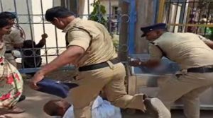 Telangana cop caught on camera kicking man grieving for his dead daughter, probe ordered