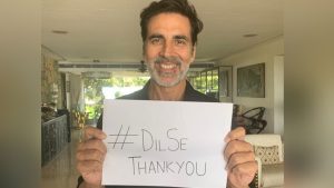 #DilseThankyou के साथ Akshay Kumar ने कोरोना वॉरियर्स का बढ़ाया हौसला