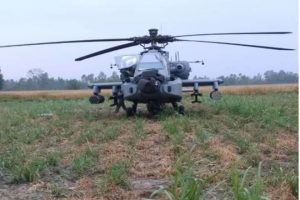 Indian Air Force AH-64 Apache helicopter makes emergency landing in Punjab's Hoshiarpur