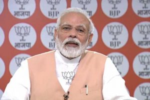 COVID-19 fight will be long one, will emerge victorious: PM Modi on BJP's foundation day