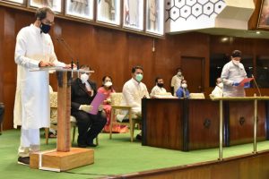 Maharashtra CM Uddhav Thackeray takes oath as MLC