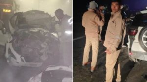 Accident: कन्नौज में आगरा-लखनऊ एक्सप्रेस वे पर खराब ट्रक में घुसी कार, 6 लोगों की मौत