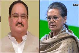 Saddened but not surprised by conduct of Congress during these times: JP Nadda slams Sonia Gandhi