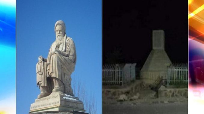 Years after Bamiyan Buddhas, Taliban destroy statue of Hazara leader Abdul Ali Mazari as they seize power in Afghanistan