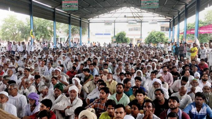 Kisan Mahapanchayat in Haryana’s Karnal underway; mobile internet services suspended, prohibitory orders imposed