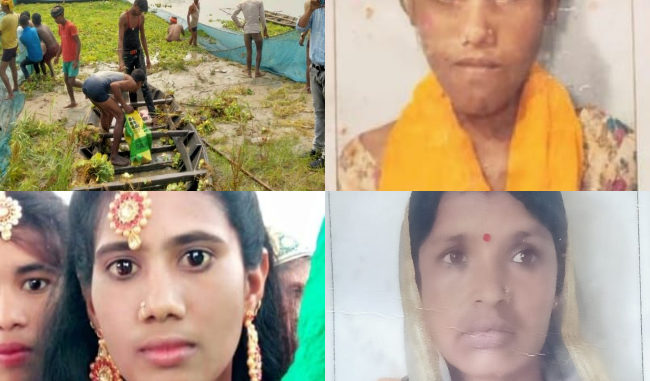 कुशीनगर में बड़ा हादसा, नाव पलटने से दस डूबे- तीन युवतियों की मृत्यु