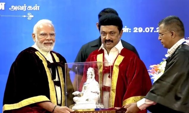 COVID-19 pandemic 'tested' every country: PM Modi at 42nd convocation of Anna University in Chennai