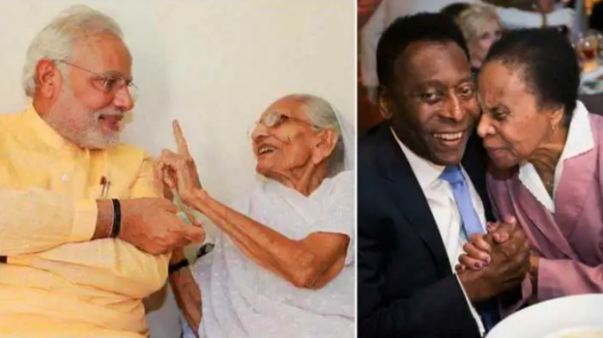 Death Defies Differences: PM Modi loses his 'centenarian' mother same day as Pele's 'centenarian' mother loses her son