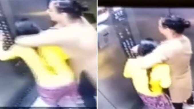 SHOCKING: Noida woman mercilessly drags domestic help by her hair, CCTV footage goes viral