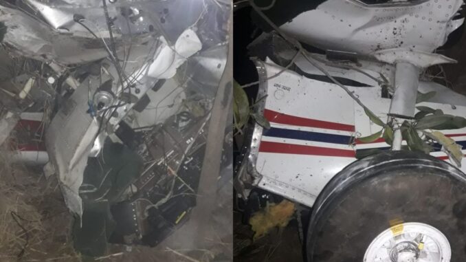 Plane crashes into temple in Madhya Pradesh's Rewa during training, pilot dies