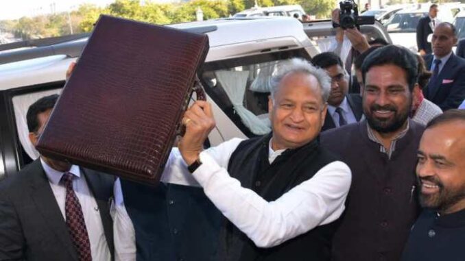 Rajasthan Budget 2023: CM Ashok Gehlot Reads out Excerpts From Old Budget, Opposition Creates Ruckus