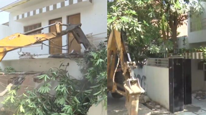 Umesh Pal Murder: Yogi Adityanath Govt Demolishes Houses Of Accused In Prayagraj