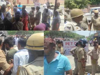 औरैया में हत्या का मुकदमा न लिखने से गुस्‍साई भीड़ ने क‍िया पथराव, लाठी चार्ज पर हालात बेकाबू