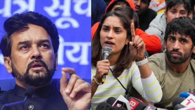 Amid Protest Against WFI Chief, Union Sports Minister Anurag Thakur Invites Wrestlers For Talks Today
