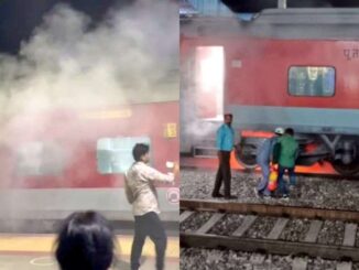 Fire Breaks Out In AC Coach On Durg-Puri Express In Odisha; Video Surfaces