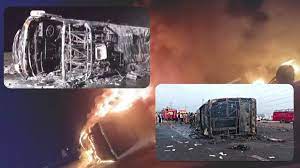 Buldhana Bus Accident: 'बस का टायर फटा और आग लग गई, किसी तरह शीशा तोड़कर निकले बाहर'; यात्री ने सुनाई आपबीती