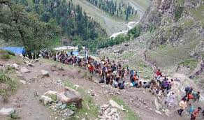 Amarnath Yatra 2023: 1st Batch Of Pilgrims Begins Journey From Baltal Base Camp