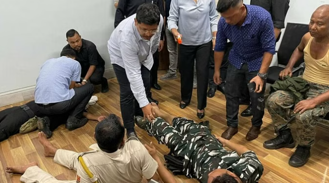 Meghalaya: सीएम कार्यालय पर हमले के आरोप में दो भाजपा नेताओं समेत 18 गिरफ्तार, टीएमसी नेताओं की तलाश जारी