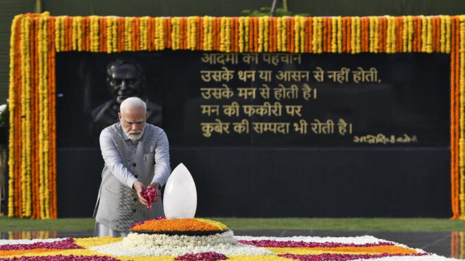 'India Benefitted Greatly From His Leadership': PM Modi Pays Tributes To Atal Bihari Vajpayee On His Death Anniversary
