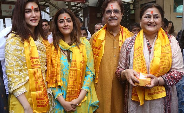 After Winning National Award For Best Actress, Kriti Sanon Offers Prayers At Shri Siddhivinayak Temple - Watch