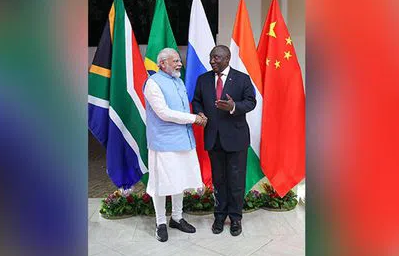 15th BRICS Summit: PM Modi To Hold Bilateral Meet With South African President On Day 2