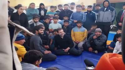 Rahul Gandhi Meets Bajrang Punia, Other Wrestlers In Haryana Amid Suspension Of WFI, Protests
