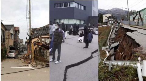 जापान में भूकंप से भारी तबाही, कांपा पूरा मेट्रो स्टेशन, सड़कों पर पड़ीं दरारें; देखें भयावह मंजर