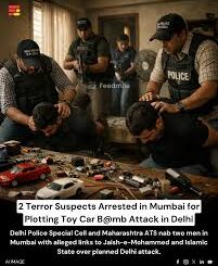 2 Jaish terrorists arrested in Mumbai for planning toy car terror attack in Delhi