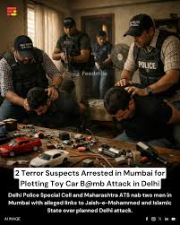 2 Jaish terrorists arrested in Mumbai for planning toy car terror attack in Delhi