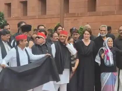 CJP protest: Fresh talks between Centre, protestors today; Opposition MPs wear black to Parliament, demand Pradhan’s resignation