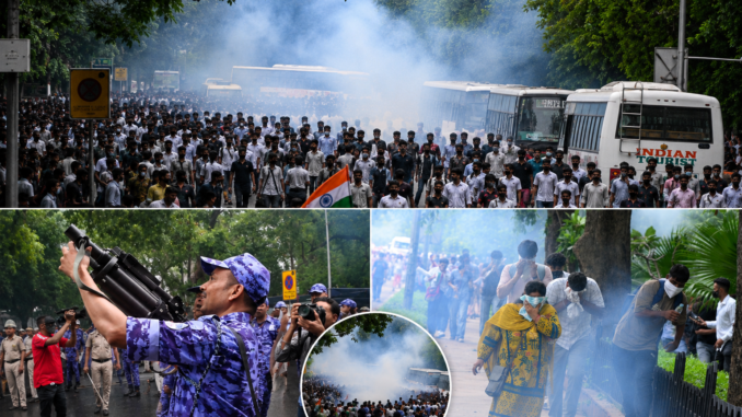 Students' Parliament March Halted Near Parliament; Tear Gas Fired as CJP Condemns Police Action