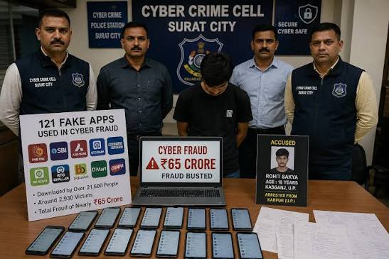 Jamtara cyber scam: Surat man held for converting stolen money into cash through credit card scam
