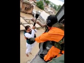 Madhya Pradesh Home Minister Narottam Mishra gets stuck in flood-hit Datia village, airlifted by IAF chopper