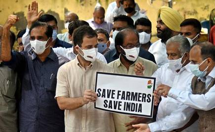 Bharat Bandh: Rahul Gandhi voices support for farmers, slams govt as exploitative