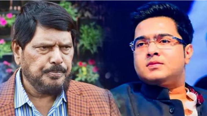 RPI chief Ramdas Athawale slams TMC's Abhishek Banerjee for saying 'BJP killed democracy'