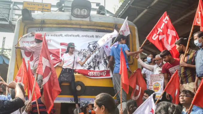 Bharat bandh hits normal life, transport services affected in West Bengal, Kerala, Tamil Nadu