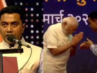 Pramod Sawant sworn in as Goa CM for second term, PM Modi, other BJP leaders attend ceremony