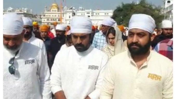 Jr NTR and Ram Charan seek blessings at Golden Temple ahead of ‘RRR’ release!