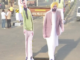 Bhagwant Mann Amritsar roadshow: Posters, cutouts of AAP leaders seen on roads - See pics