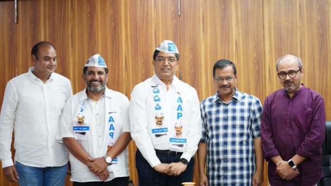 Bhaskar Rao, former Bangalore Police Commissioner, joins AAP ahead of Karnataka Assembly election