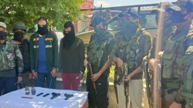 Two Jaish-e-Mohammad terrorists arrested with arms, ammunition in J&K's Baramulla