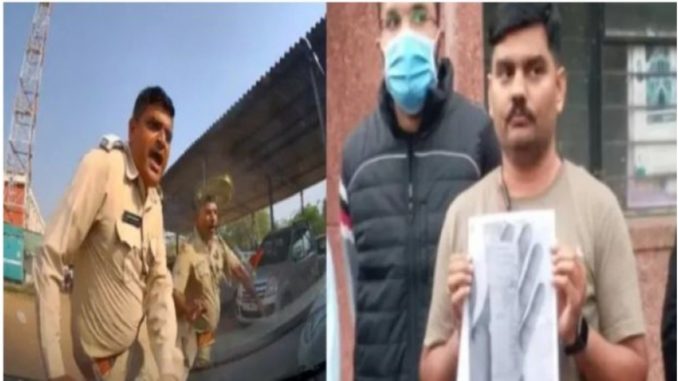 Caught on camera: Gujarat AAP leader drags cop on car bonnet, charged with ‘attempt to murder’