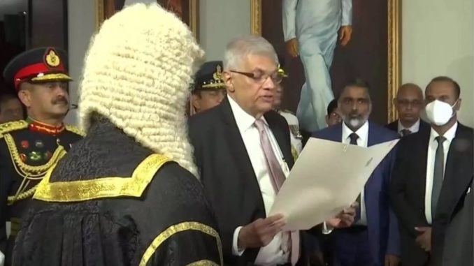 Sri Lanka Crisis: Ranil Wickremesinghe takes oath as the President 