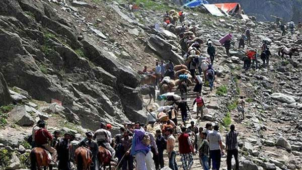 Amarnath Yatra to remain suspended today due to inclement weather