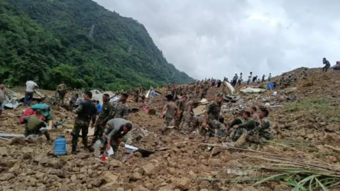 Manipur landslide: 14 dead, over 60 feared trapped as rescue ops continue; PM Modi reviews situation